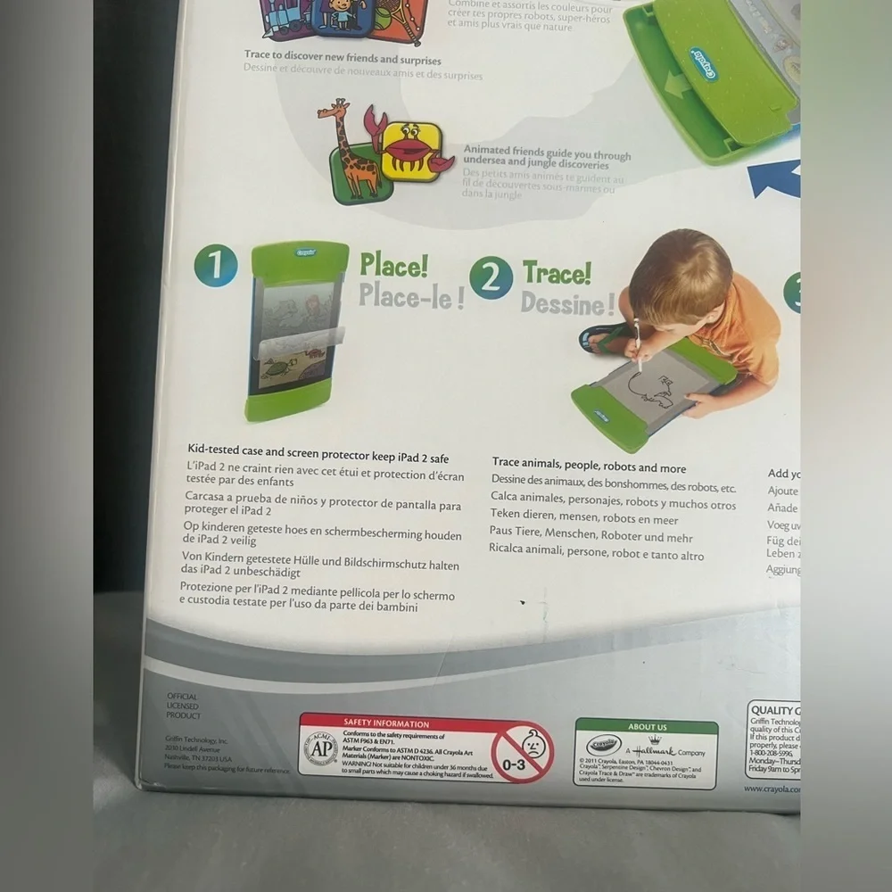 Crayola Trace & Draw. Draw color and play with your Ipad2. Slide your iPad